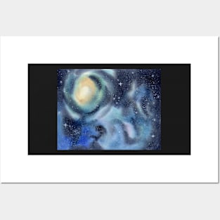 Space Painting Posters and Art